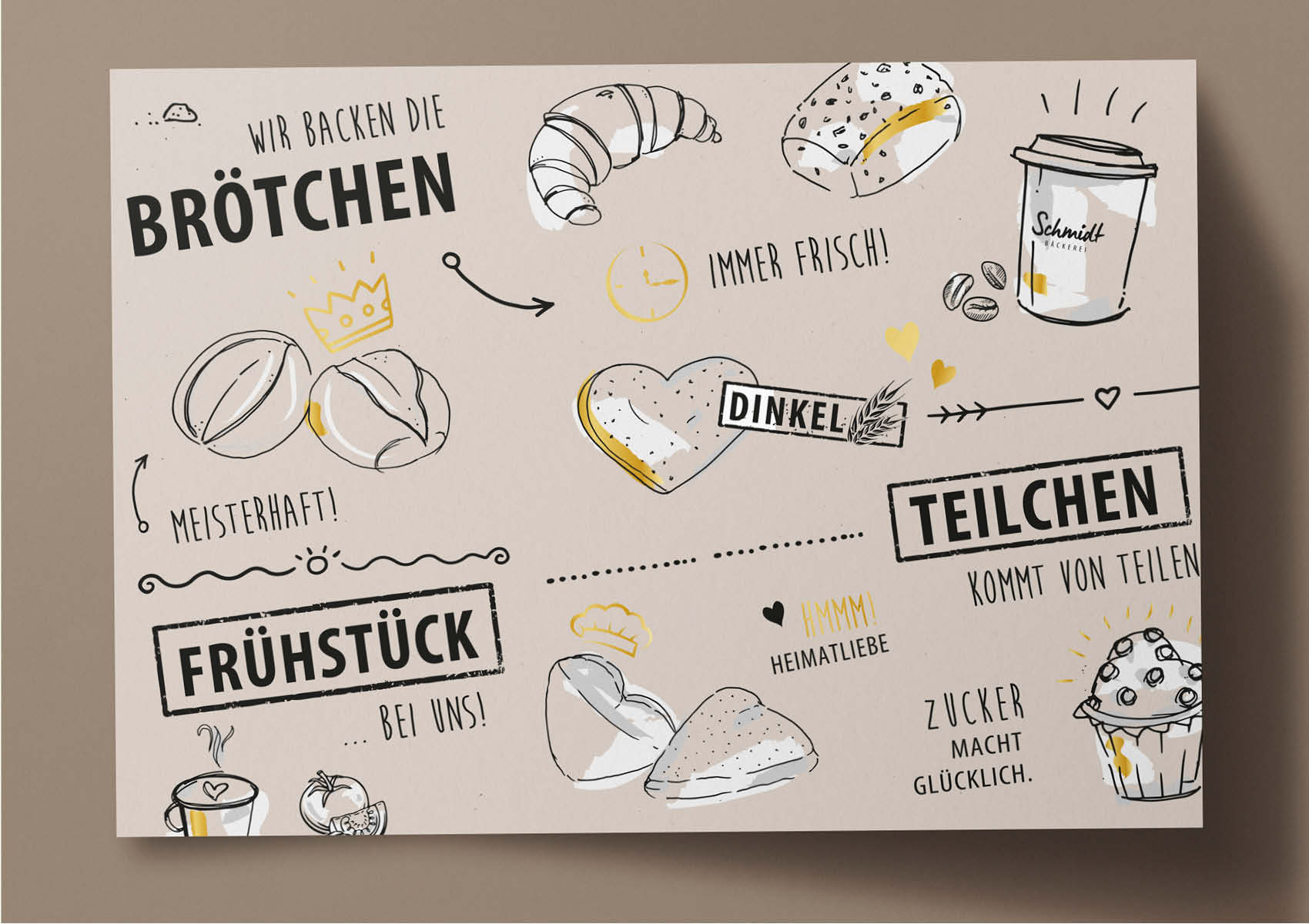 Design-Projekt für Bäckerei Schmidt von K13 Marketing
